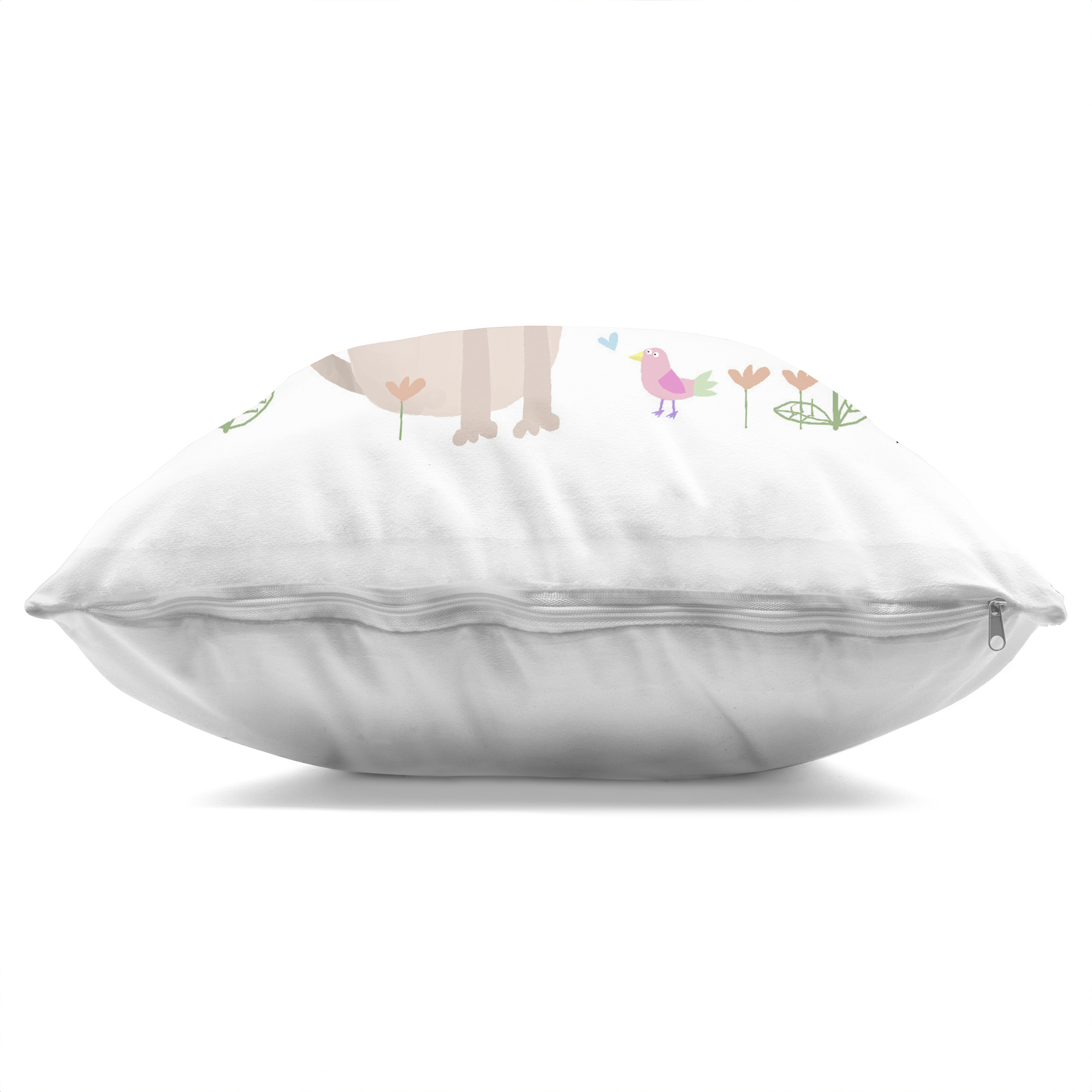 Stupell Industries Floral Baby Lion Illustration Decorative Printed Throw Pillow design by Carla Daly, 18 x 7 x 18