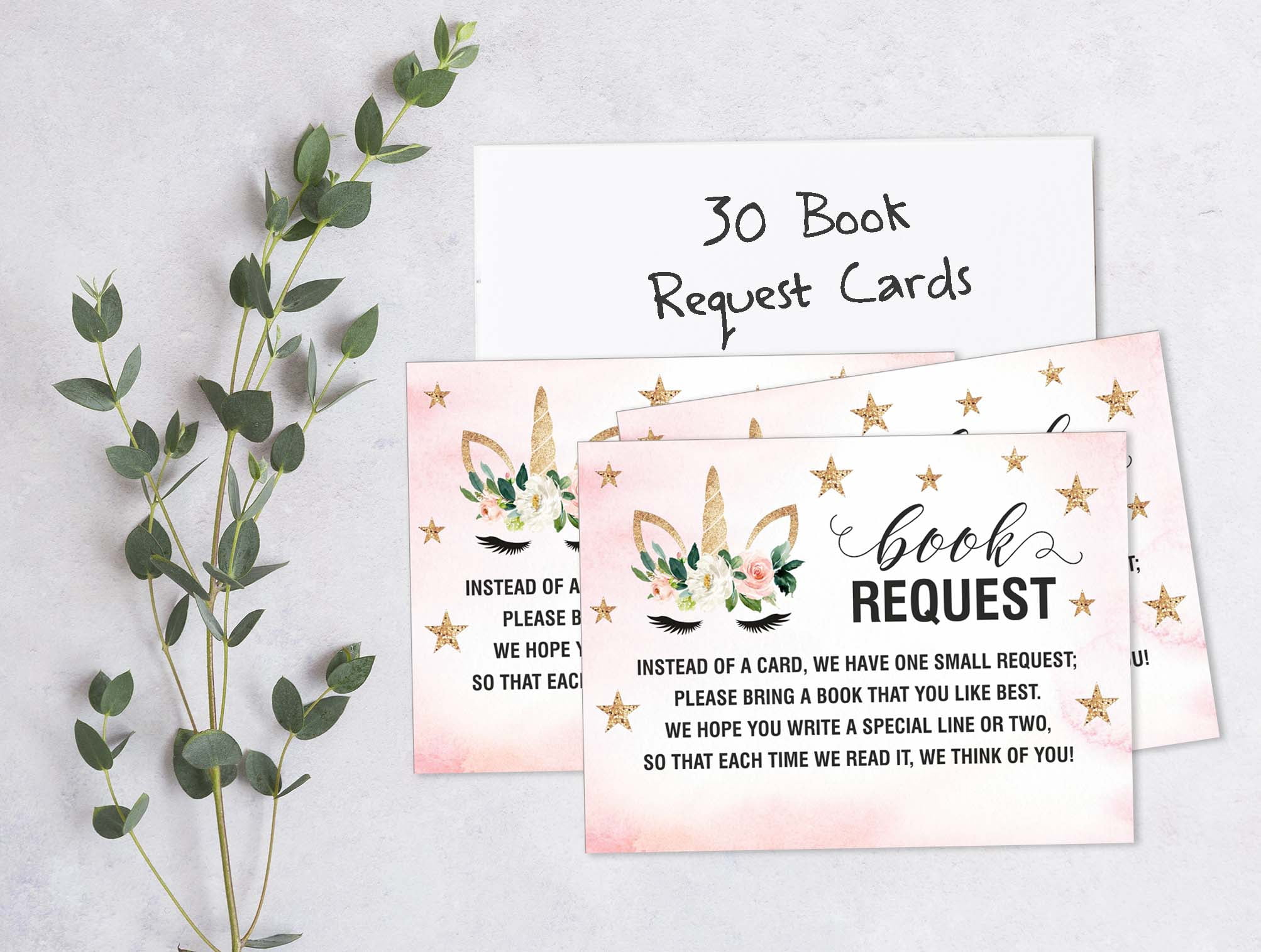 Inkdotpot 30 Books For Baby Shower Request Cards Bring A Book Instead Of A Card Gender Reveal Its a Girl Baby Shower Invitations Inserts Games