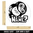 thumbnail image 2 of Forgot Name Missing Owl Bird Teacher Student Self-Inking Rubber Stamp Ink Stamper - Red Ink - Medium 1 Inch, 2 of 7