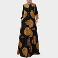 thumbnail image 1 of WILLBEST Robe Décontractée Abaya à Manches Longues pour Femmes, Style Ranch, Boutonnée, Tenues Dubai, 1 of 8
