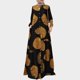 thumbnail image 1 of WILLBEST Vestidos Verano para Mujer Vestido Informal Abaya de Manga Larga con Botones para Mujer Trajes de Dubái Grande​​, 1 of 3