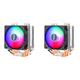 thumbnail image 1 of RGB CPU Cooler 4 Heat Pipe 9cm Ventilador Refrigeración Rodamientos Hidráulicos Silencio para INTEL, 1 of 9