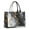 Black White Gold-1, variant on Large Capacity Tote Bag,Blue Gold Marble Pattern Handbag Fashion Luxury Tote Bag,15.7"x13"x 5.1" Inches,Laptop Compatible