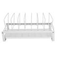 thumbnail image 2 of Dish Drying Rack, Sturdy Durable Plate Holders Easy Operation Space Saving  For Home White, 2 of 8