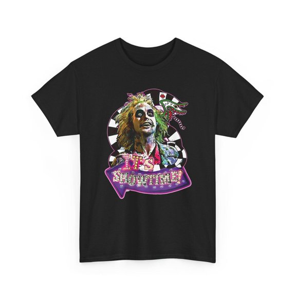 Beetlejuice It's Showtime Movie T-Shirt, Halloween Horror Fan Gift