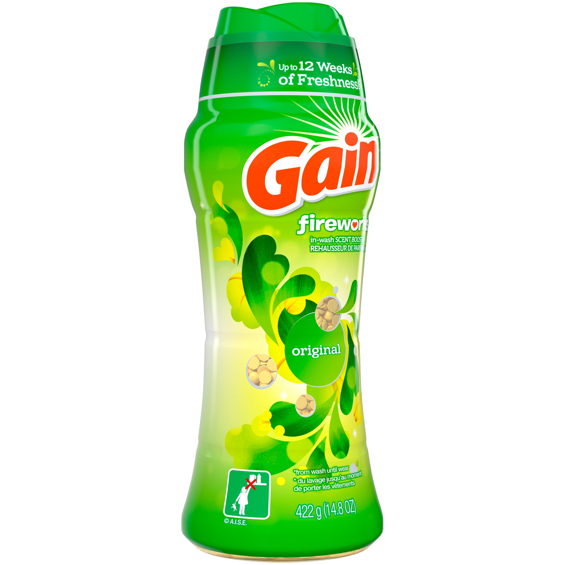 Gain Fireworks In-Wash Scent Booster Beads, Original, 14.8 oz