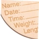 thumbnail image 4 of 6PCS Bulletin Board Pendant Commemorative Plaque Wooden Name Announcements Announcement Board Announcement Round Wood, 4 of 5