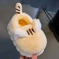 thumbnail image 6 of FUZHIQ Toddler Slippers Girl Size 6 Girls Winter Warm Slippers Cozy Indoor Outdoor Soft Lined Booties With Heel Cover for Kids Soft Rabbit Warm Shoes for 14-14.5 Years, 6 of 6