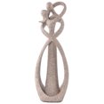 thumbnail image 2 of kusrkot Ancient Abstract Carving Lover Goddess Deity Sandstone Statue Figurine Decor, 2 of 9