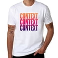 thumbnail image 1 of Contexto contexto contexto. Camiseta v.5 camisetas de peso pesado camisetas gráficas espacios en blanco vintage ropa de hombre, 1 of 7