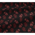 thumbnail image 5 of oneOone Georgette Viscose Fabric Leaves & Floral Block Fabric Prints By Yard 42 Inch Wide, 5 of 5