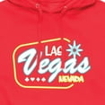 thumbnail image 3 of Instant Message - Las Vegas - Men's Pullover Hooded Fleece Sweatshirt, 3 of 6