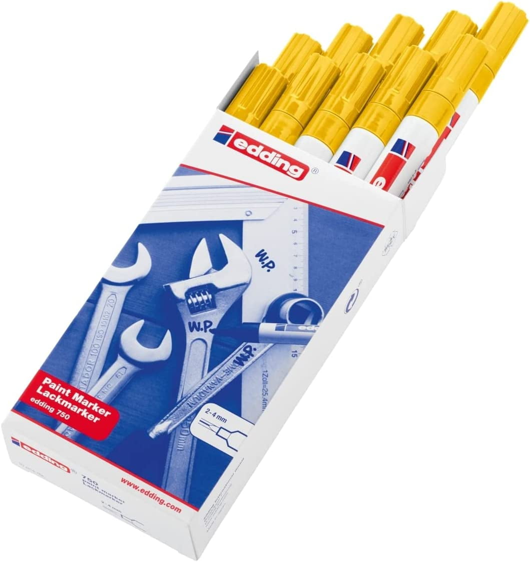 EDDING - Medium Bullet Tip Paint Marker - Yellow