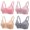 4 Packs, variant on Xmarks 4 Packs Women Wirefree Soft Bralette Front Closure Push up Bra Seamless Bras Thin Brassiere Adjustable Shoulder Straps, 36/80