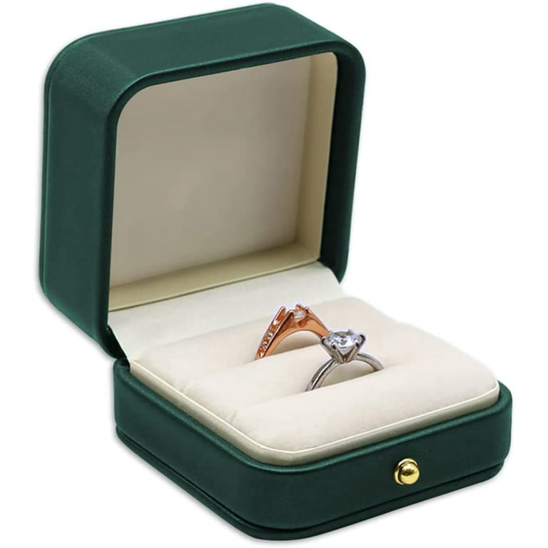 beautiful wedding ring in box