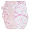 thumbnail image 1 of The Peanutshell Newborn Swaddles for Baby Girls, 3 Pack Set, Rainbow Unicorn, 1 of 5