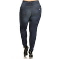 thumbnail image 3 of Women's Plus size Skinny Jean Ladies Plus size Eyelet Jean, 3 of 4