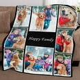 thumbnail image 4 of Personalized Blankets and Throws Photo Blanket Customized Using My Own Photos Customized Blanket Collage Blanket Customized, 4 of 6