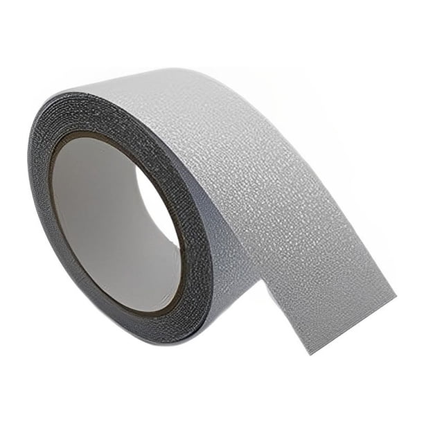 Toystoory Cinta antideslizante a prueba de desgaste Almohadilla de goma Agarre Rollo Adhesivo Cintas para exteriores para escaleras Accesorios de Juegos de accesorios de baño Transparente 5cmX50cm