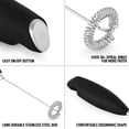 thumbnail image 4 of Máquina Para Hacer Espuma De Leche Espumador De Café Con Batería De Mano 13000 Rpm Potente Burbujeador De Leche Con Soporte Para Espumador Mejorado Para Jugos De Frutas Con Alcohol De Café Muyoka Hogar, 4 of 6