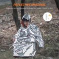 thumbnail image 6 of 4 Pack Weatherproof Emergency Rain Ponchos for Outdoor Camping, 6 of 18