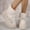 Beige, variant on FRSASU Women's Cozy Ankle Snow Boots Fur Lining Warm Soft Comfortable Outdoor Walking Boots Black