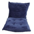 thumbnail image 4 of Raindrops 1Set Rocking Chair Seat Cushion with Ties Blue Velure Polyester Fiber Cotton for Home Office Use, 4 of 8