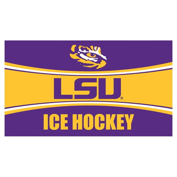 LSU Tigers 28" x 16" Ice Hockey Trapper Door Mat