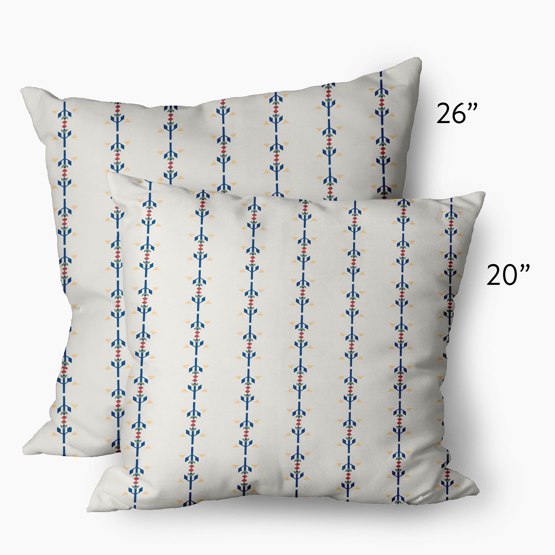 26" x 26" Simply Daisy Jodhpur Stripe Decorative Throw Pillow
