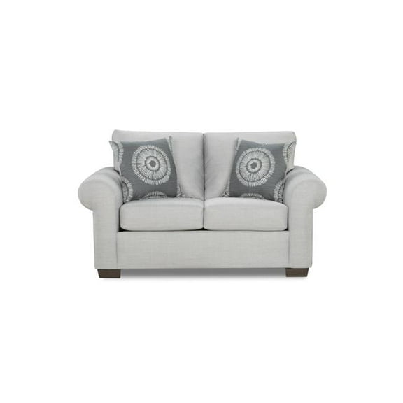 Neo Living NL725-LGRY-LOVE Valerie Loveseat Sofa, Light Gray