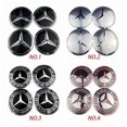 thumbnail image 2 of Mercedes-Benz Compatible Wheel Centers 56mm 4 Pieces, 2 of 8