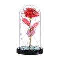 thumbnail image 1 of Artificial Flower Rose Light Gift In Glass Dome, Love Gifts Daughter Women Mom Gifts For Mothers Day,valentines Gifts, 1 of 5