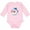 AD-Pink, variant on Inktastic Holiday Snowman Boys or Girls Long Sleeve Baby Bodysuit