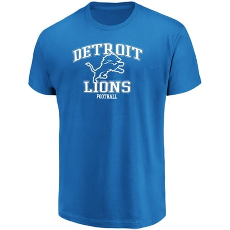Detroit Lions Night Light - Men's Majestic Blue Detroit Lions Greatness T-Shirt