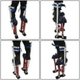 thumbnail image 5 of munirater Adjustable Drywall Stilts 18-30 Inch Aluminum Alloy Stilts for Painting or Cleaning Red, 5 of 10