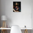 thumbnail image 2 of Cuadro Decorativo - La tentación de Cristo (c. 1516-25) Jr  Impresión en canvas, estrechado., 2 of 2