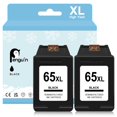 thumbnail image 1 of Cartucho de tinta Penguin 65XL negro para impresora HP Deskjet 3755, 1 of 7