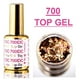 thumbnail image 2 of Gel de uñas Daisy DND DC 700 Top Gel Soak-Off purpurina, 2 of 2
