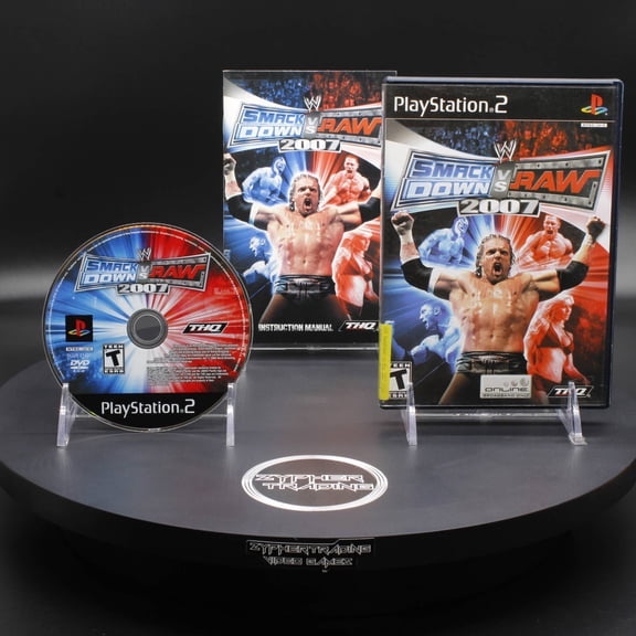 Restored WWE Smackdown vs Raw 2007 | Sony PlayStation 2 | PS2 | 2006 | Tested