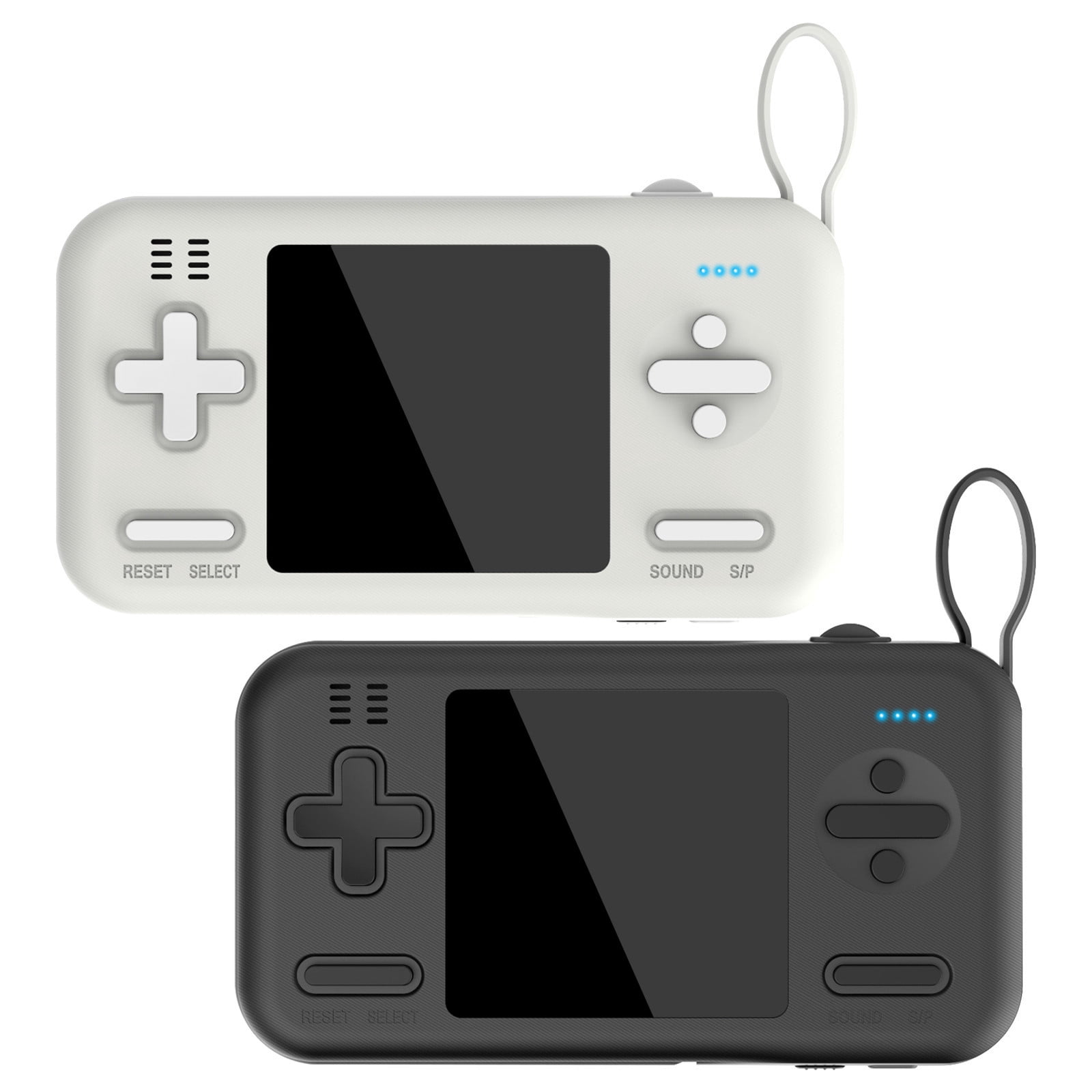 Portable Game Console - Handheld Gaming Device with 416 Built-in Games, 8000mAh Power Banks, 2.8" LCD Screen, Mobile Phone Charging for Travel, Gifts