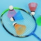 thumbnail image 4 of CHAO 12 volantes de plástico, gallos de bádminton, adiestramiento interior y exterior, juego deportivo de jardín, Color aleatorio, 4 of 5