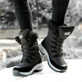 thumbnail image 3 of YOURDIARY Womens Snow Boots Winter Comfortable Warm Waterproof Outdoor Boots Faux Fur Lined Lace-Up, 3 of 7