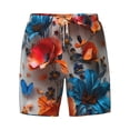 thumbnail image 4 of Lsque Mens Swim Trunks 3D Butterfly Pattern - Bathing Suit Compression Liner - Beach Swim Shorts Swimwear - (S-3XL) - Stretch Quick Dry -Medium, 4 of 9