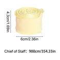 thumbnail image 6 of Ribbon - Wide Iridescent Fishtail Organza Ribbons, 1.69" X 2.36" 100% Polyester Sheer Fabric Ribbons for Crafts, Diy Jewelry & Hair Bows, Party & Wedding Garland Decorations, 6 of 6