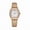 Khaki, variant on Women's Simple Digital Quartz Watch Student Leather Strap Watch