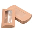 thumbnail image 1 of Unique Bargains Pillow Boxes, 50Pcs Wedding Gift Boxes 5.7 x 2.9 Inch for Wedding Yellow, 1 of 5