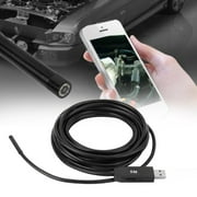 USB Endoscope Camera 5M 5.5mm Lens USB Inspection Mini Camera Snake Tube IP67 Waterproof Endoscope with 6 LED Borescope For PC For Android