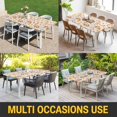 thumbnail image 5 of Orange Leaves Fall Table Cloths for 5 Foot Rectangle Tables, Branches Birds Pine Cones Rustic Patio Waterproof Elastic Fitted Tablecloths, Washable Rectangular Table Cover for Camping, 5 of 8