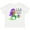 AA-White, variant on Inktastic Mardi Gras Mermaid with Harp and Beads Boys or Girls Toddler T-Shirt