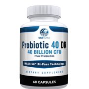 USANUTRA Probiotic for Women, 40 Billion CFU, 60 Capsules